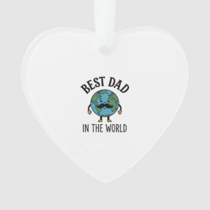Meilleur Papa du Monde Earth Moustache Shirt Desig
