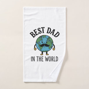 Meilleur Papa du Monde Earth Moustache Shirt Desig