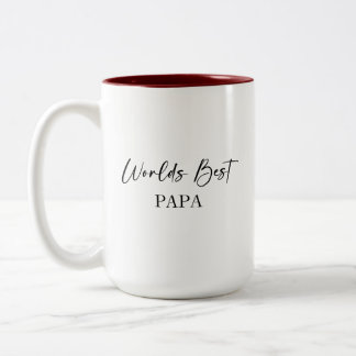 Meilleur Papa du monde et Mug personnalisée la plu
