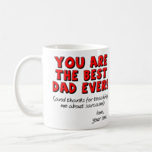 Meilleur Papa du Monde Mug Cadeau Drôle et Sarcast