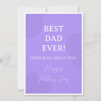 Meilleur Papa du Monde - Simple carte de Fête des 
