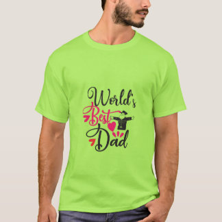Meilleur Papa du Monde T-shirt drôle pour Papa