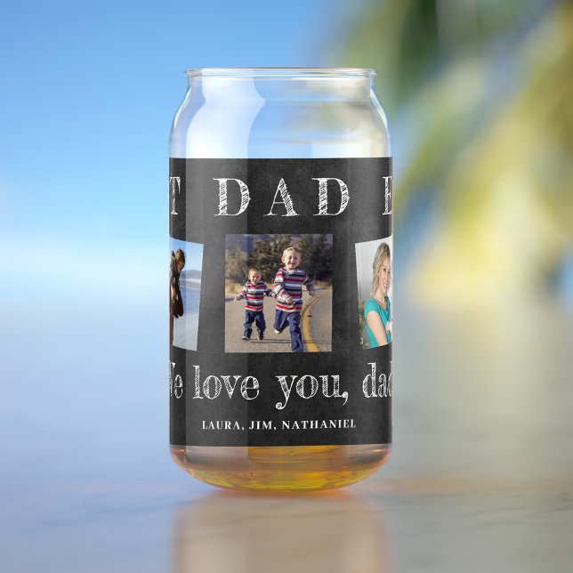 Meilleur papa Fête des pères personnalisée photo c (Créateur téléchargé)
