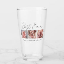 Meilleur Papa Garder Un Verre Multiphoto
