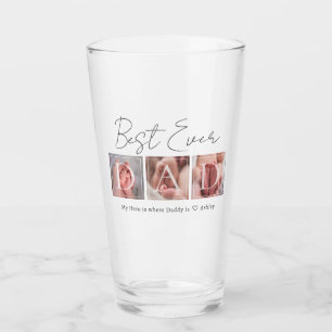 Meilleur Papa Garder Un Verre Multiphoto