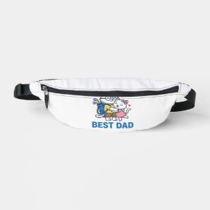 Meilleur Papa Golf Chat Câlin Mignon Design Vector