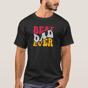 Meilleur papa jamais avec T-shirt Super de typogra