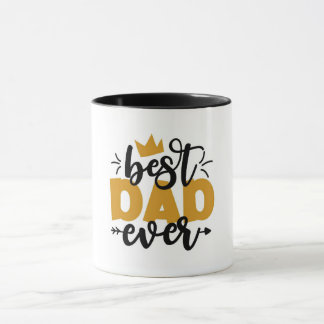 "Meilleur Papa Jamais" Fête des pères Mug : Les pa
