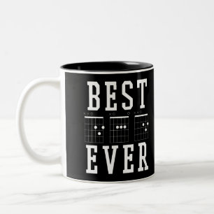 Meilleur Papa Jamais Guitare Chords Mug  Cadeau de
