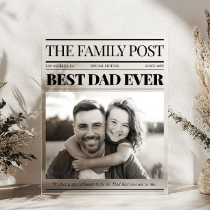 Meilleur Papa Jamais Journal Photo personnalisée