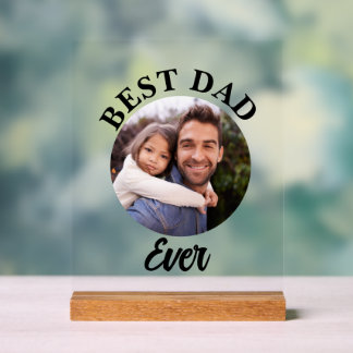 Meilleur papa jamais Modèle photo personnalisé