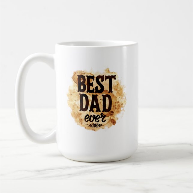Meilleur papa jamais Mug (Gauche)