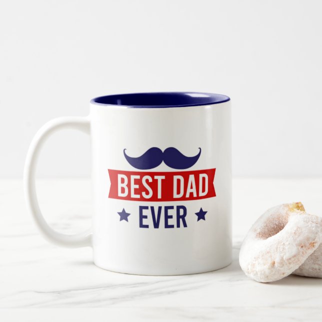 Meilleur papa jamais Mug (Avec donut)