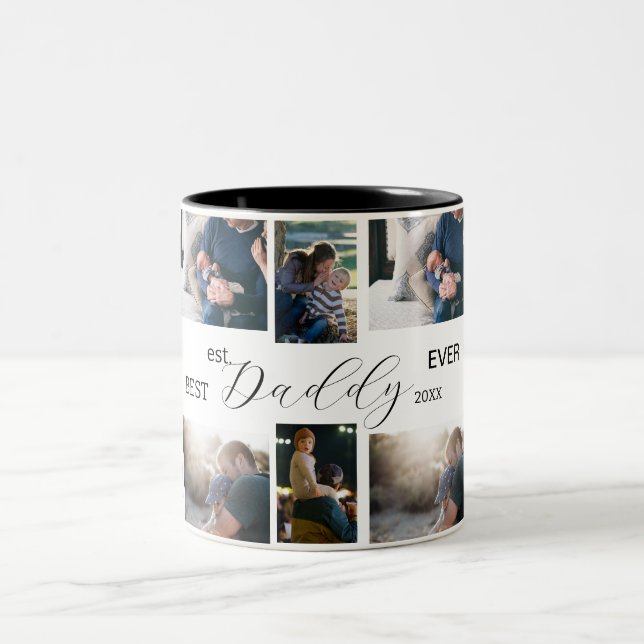 "Meilleur Papa Jamais ! Mug de Fête des pères pers (Centre)