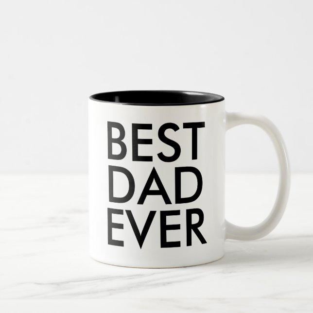 Meilleur papa jamais Mug | Don du jour du père (Droit)