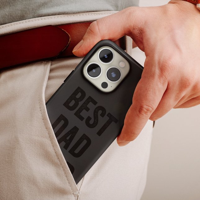 Meilleur papa jamais noir | Coque iPhone 6 (Créateur téléchargé)