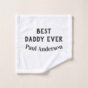 Meilleur papa jamais nom lettre gras texte fête de