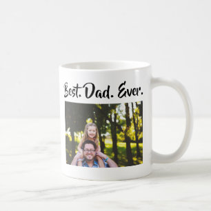 Meilleur Papa Jamais Personnalisé Photo Café Mug