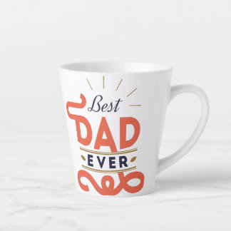 Meilleur Papa Jamais Petite Mug Latte - Cadeau Par
