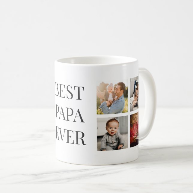 Meilleur Papa Jamais Photo Mug (Devant droit)