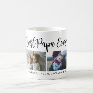 Meilleur Papa Jamais Script Café Mug