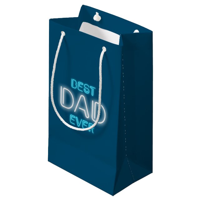 Meilleur papa Joyeux Fête des pères | Sac cadeau (Devant Angle)