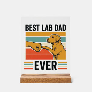 Meilleur Papa Lab Ever Conception de T-Shirt Vinta