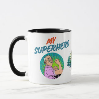 Meilleur Papa Mon Super-Héros Mug Personnalisé pou