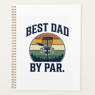 Meilleur Papa Par Disc Golf Vintage Sunset Design_