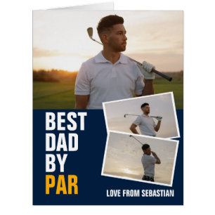Meilleur Papa Par Golf Fête des Pères Personnalisé