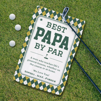 Meilleur Papa par par Cadeau de serviette de golf