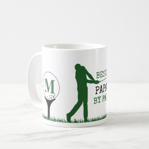 MEILLEUR PAPA PAR PAR Monogramme Golfeur Tasse à c