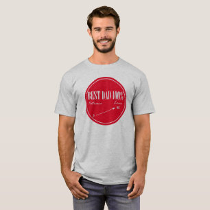 Meilleur papa Patience Aimer Flèche T-shirt Top Te