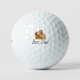 Meilleur Papa Personnalisé Balles de Golf avec Pho