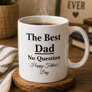 Meilleur Papa Sans Conteste Mug Café Fête des Père