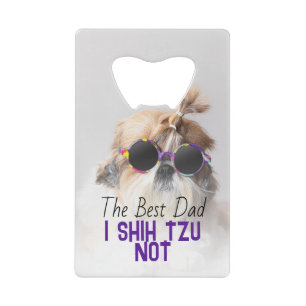Meilleur papa Shih Tzu Pas mignon drôle photo de c