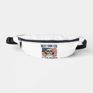 Meilleur papa Shih Tzu patriotique de chien Ever