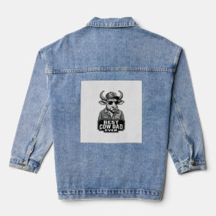 Meilleur papa vache jamais design de gravure vinta