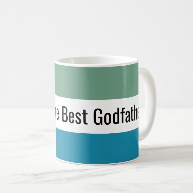 Meilleur Parrain Personnalisé Mug (Devant droit)