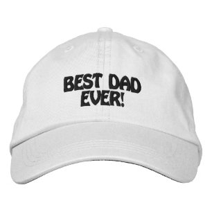 Meilleur père Casquette ajustable personnalisé