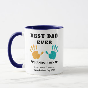 Meilleur Père Jamais Mains Fête des pères Mug
