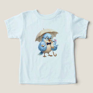 Meilleur Père Oiseau Mignon T-Shirt pour Tout-Peti