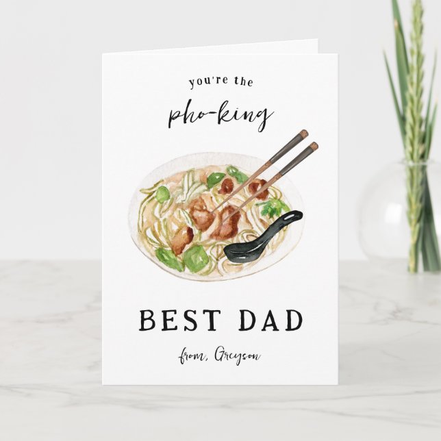 Meilleur Père Pho-King Jamais | carte Fête des pèr (Devant)