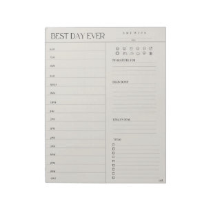 meilleur planificateur de jour, Bloc-notes de 11 p