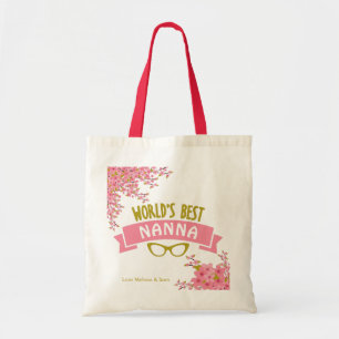 Meilleur Sac fourre-tout floral rose élégant de Na