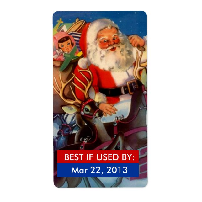MEILLEUR SI UTILISÉ PAR Étiquette Canning Gifts Pè (Devant)