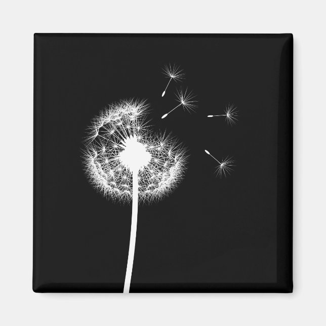 Meilleur Souhaits à Dandelion Magnet (Devant)