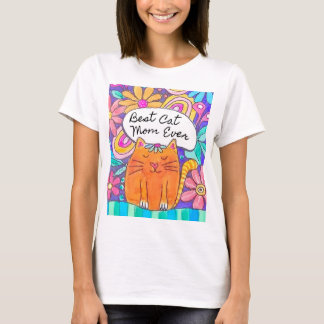 Meilleur T-Shirt Cadeau Chat Maman Ever