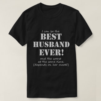 Meilleur T-shirt drôle de mari jamais