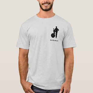Meilleur T-shirt en silhouette noire mécanique